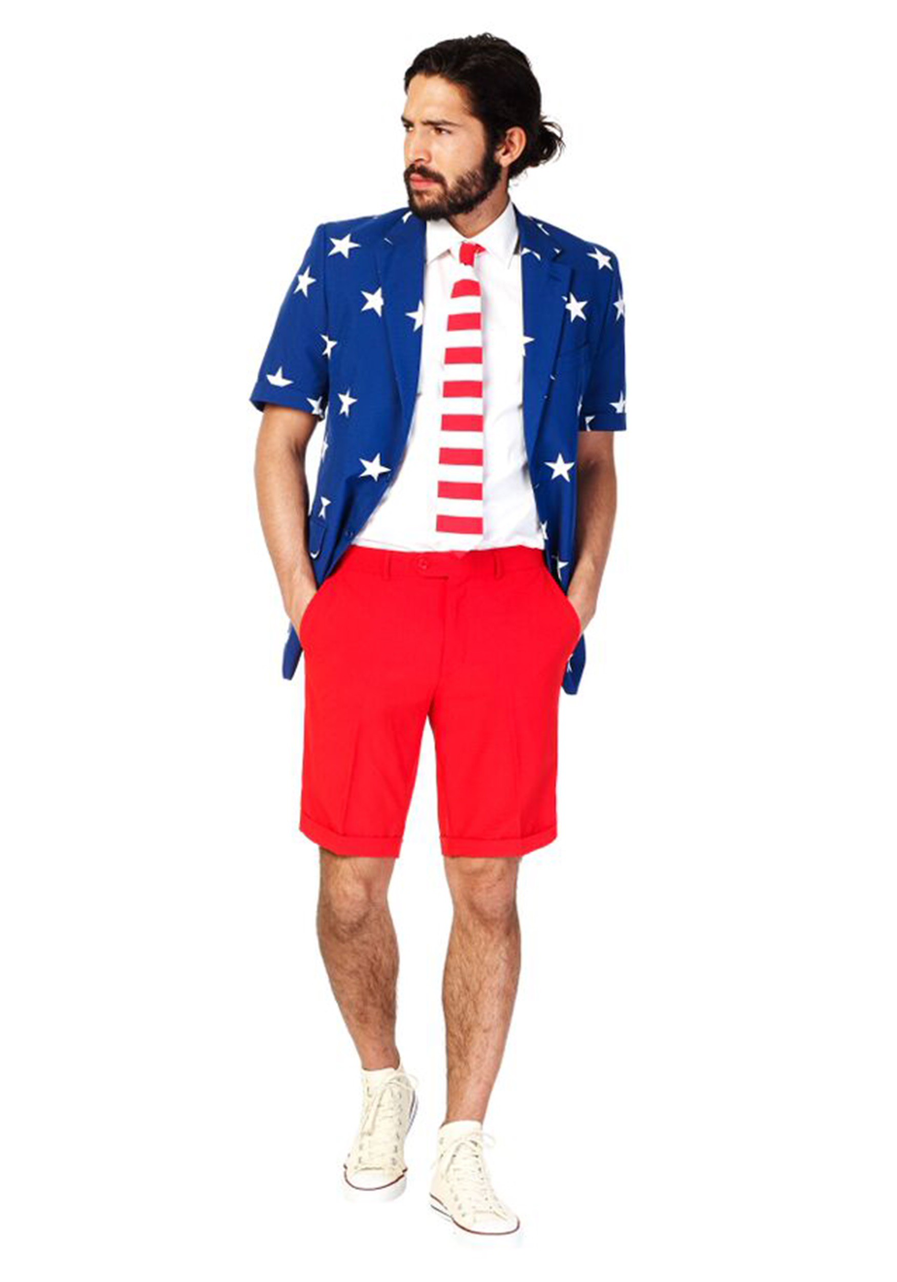 Men’s OppoSuits Stars & Stripes Summer Suit Costume