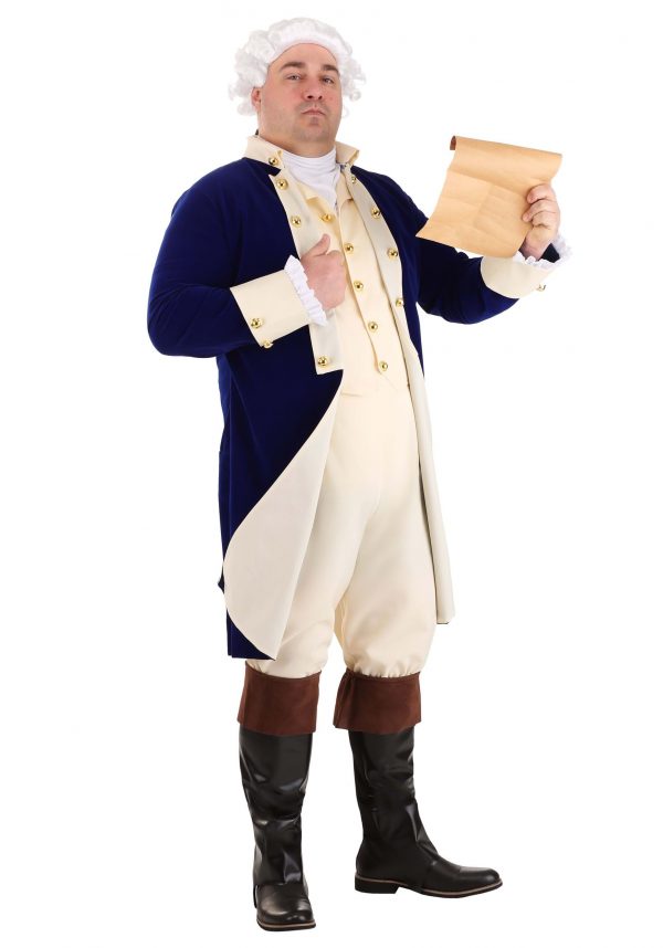 Men's Plus Size Alexander Hamilton Costume