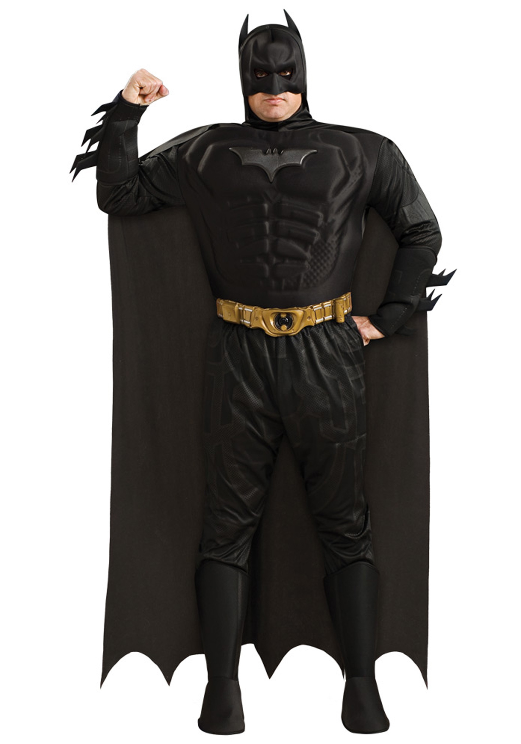 Men’s Plus Size Batman Costume