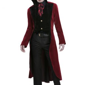 Men's Plus Size Dreadful Vampire Costume