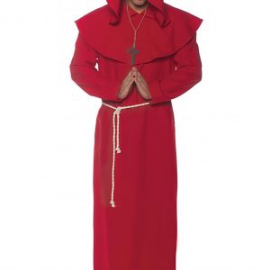 Men's Plus Size Red Monk Robe Costume