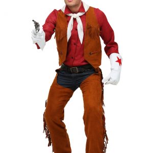Men's Plus Size Rodeo Cowboy Costume