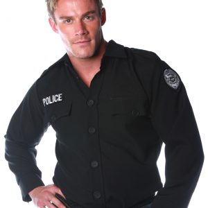 Men's Police Shirt Costume