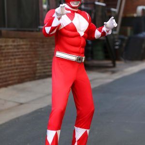 Men's Power Rangers Red Ranger Muscle Costume