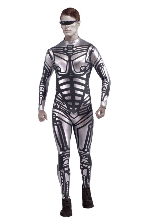 Men's Robot Jumpsuit Costume