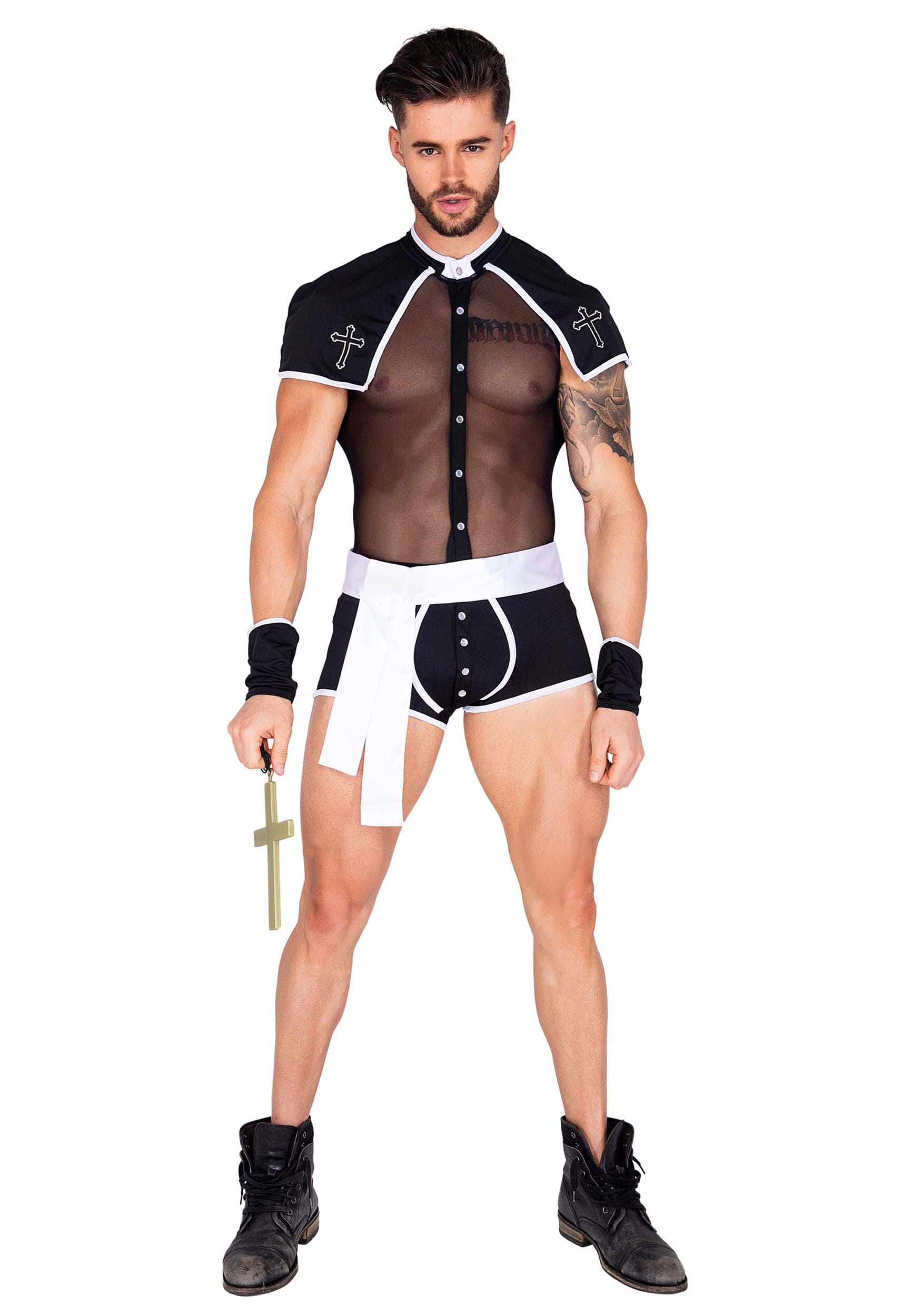 Men's Sexy Sinful Confession Costume