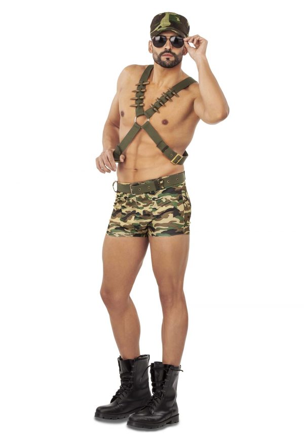 Men's Sexy Soldier Costume