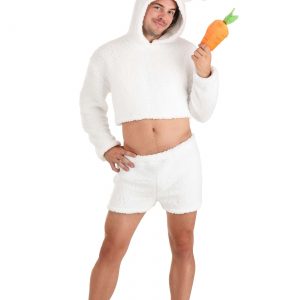 Men's Sexy White Bunny Costume