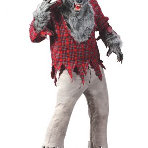 Men's Silver Werewolf Costume