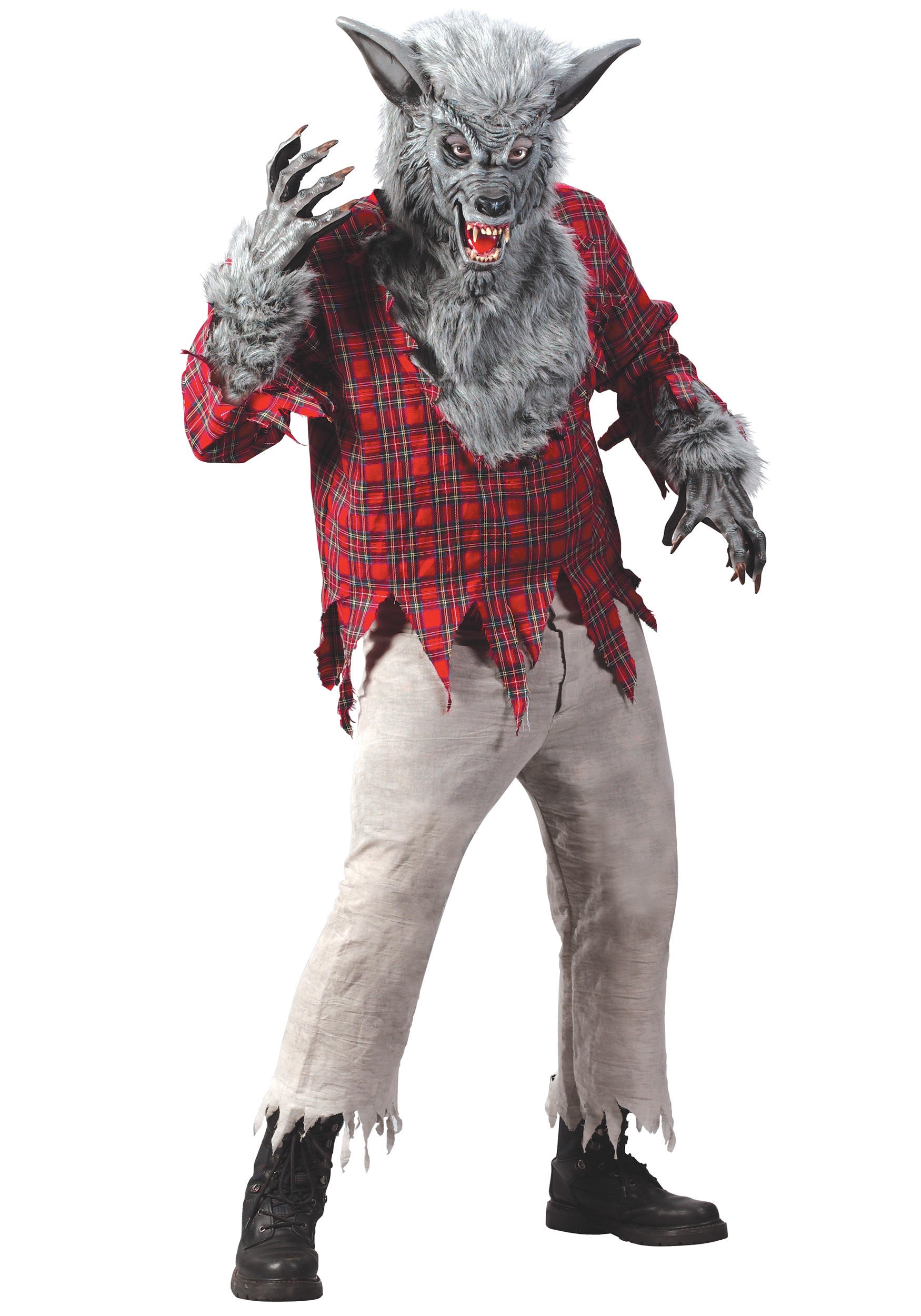 Men’s Silver Werewolf Costume