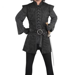 Men's Warrior Black Tunic Costume