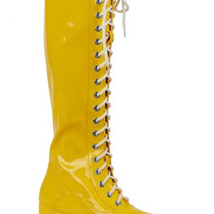 Men's Yellow Wrestling Boots