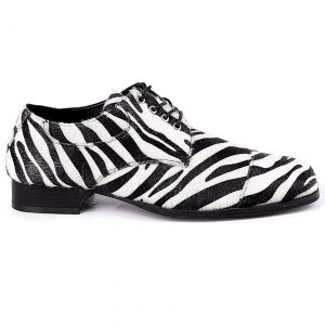 Men's Zebra Pimp Shoe