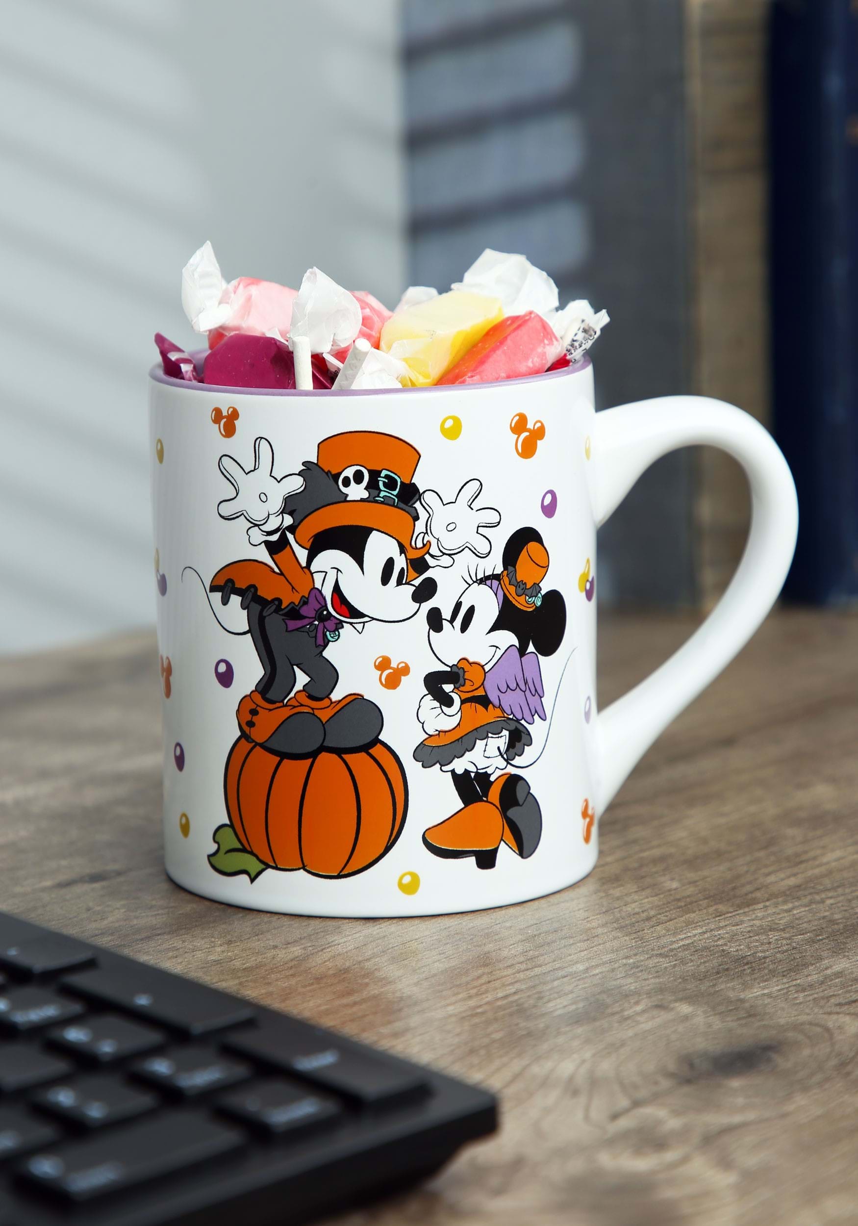 Mickey and Minnie Let's Party Disney Halloween Mug