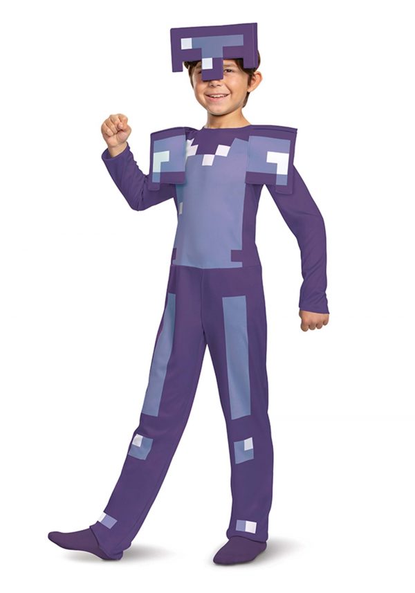 Minecraft Enchanted Diamond Armor Classic Kid's Costume