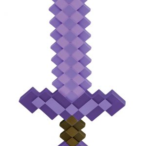 Minecraft Enchanted Purple Sword Toy