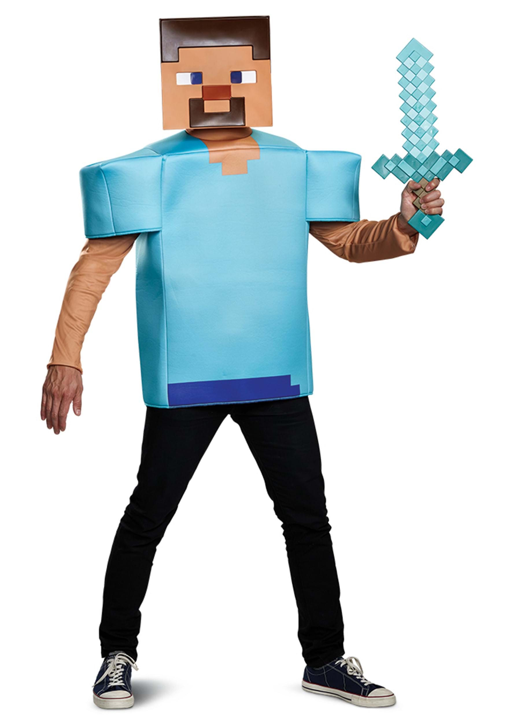 Minecraft Steve Costume for Adults