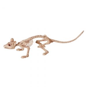Mini Skeleton Rat Halloween Decoration