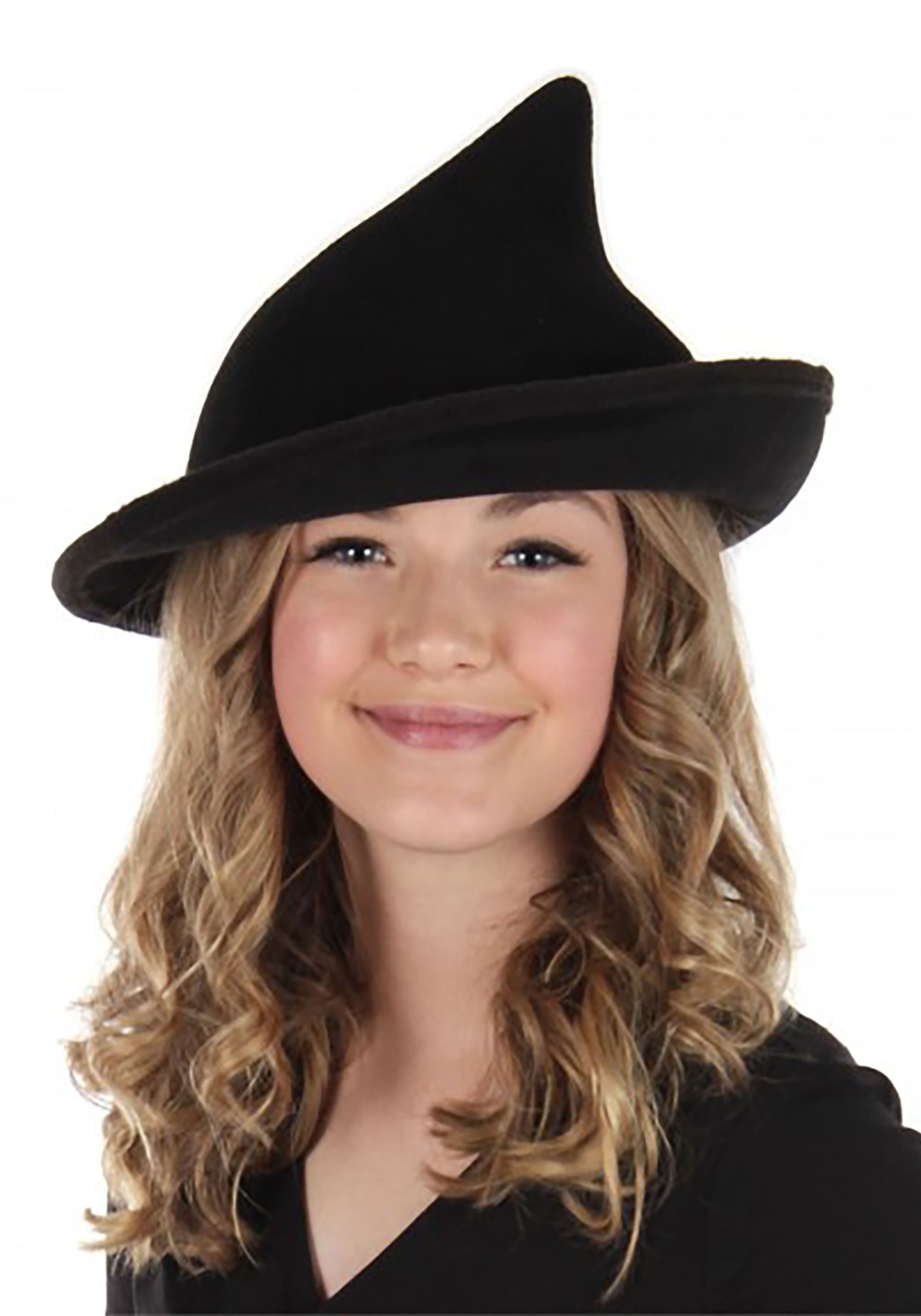 Modern Black Witch Costume Hat