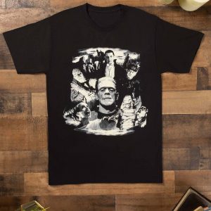 Monster Collage phosphorescent Graphic T-shirt