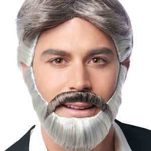 Most Interesting Gambling Men's Wig and Beard