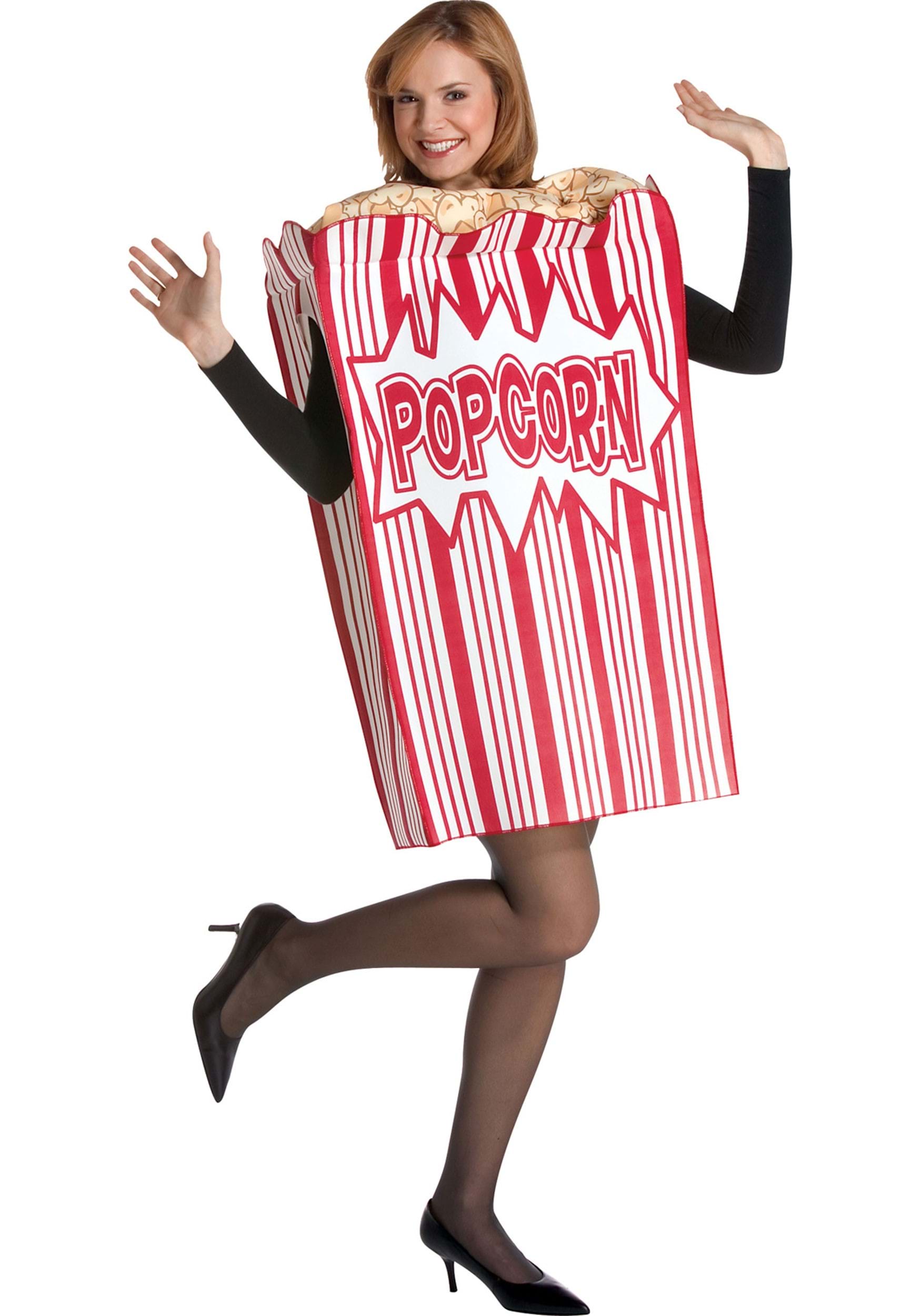 Movie Night Popcorn Adult Costume