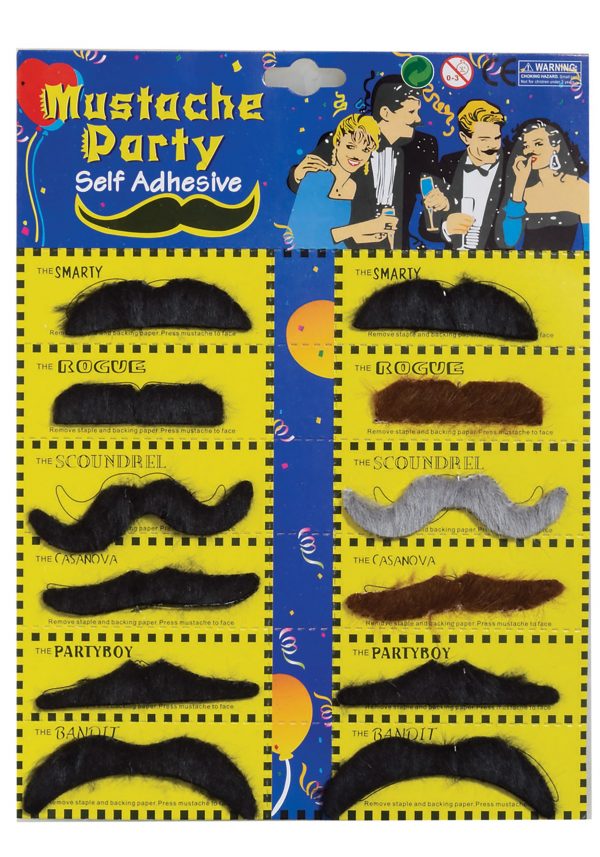 Mustache Party Card