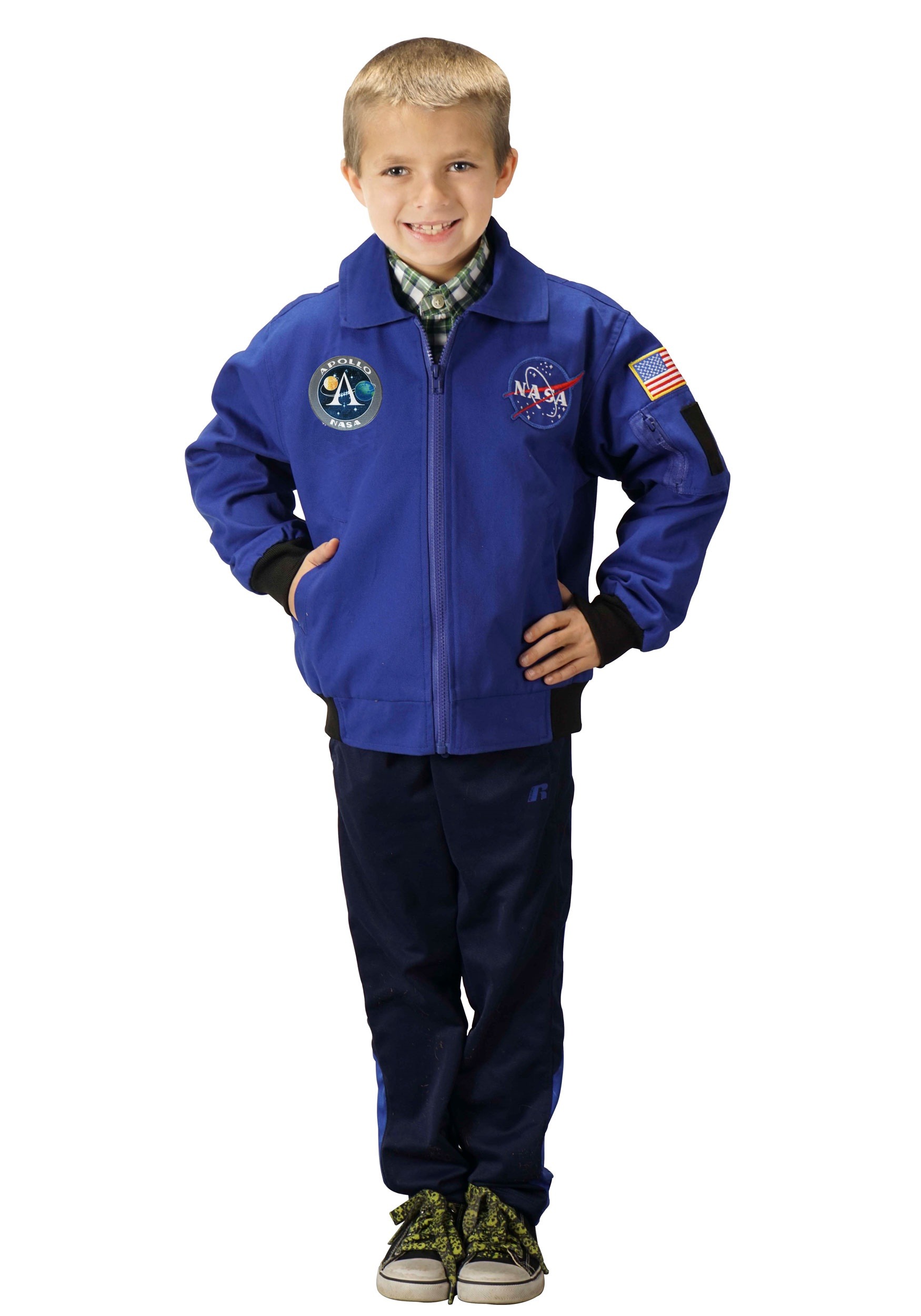 NASA Apollo 11 Kids Flight Jacket Costume