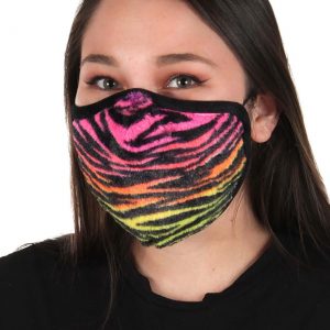 Neon Tiger Face Mask
