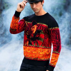 Nightmare on Elm Street Freddy Adult Halloween Sweater
