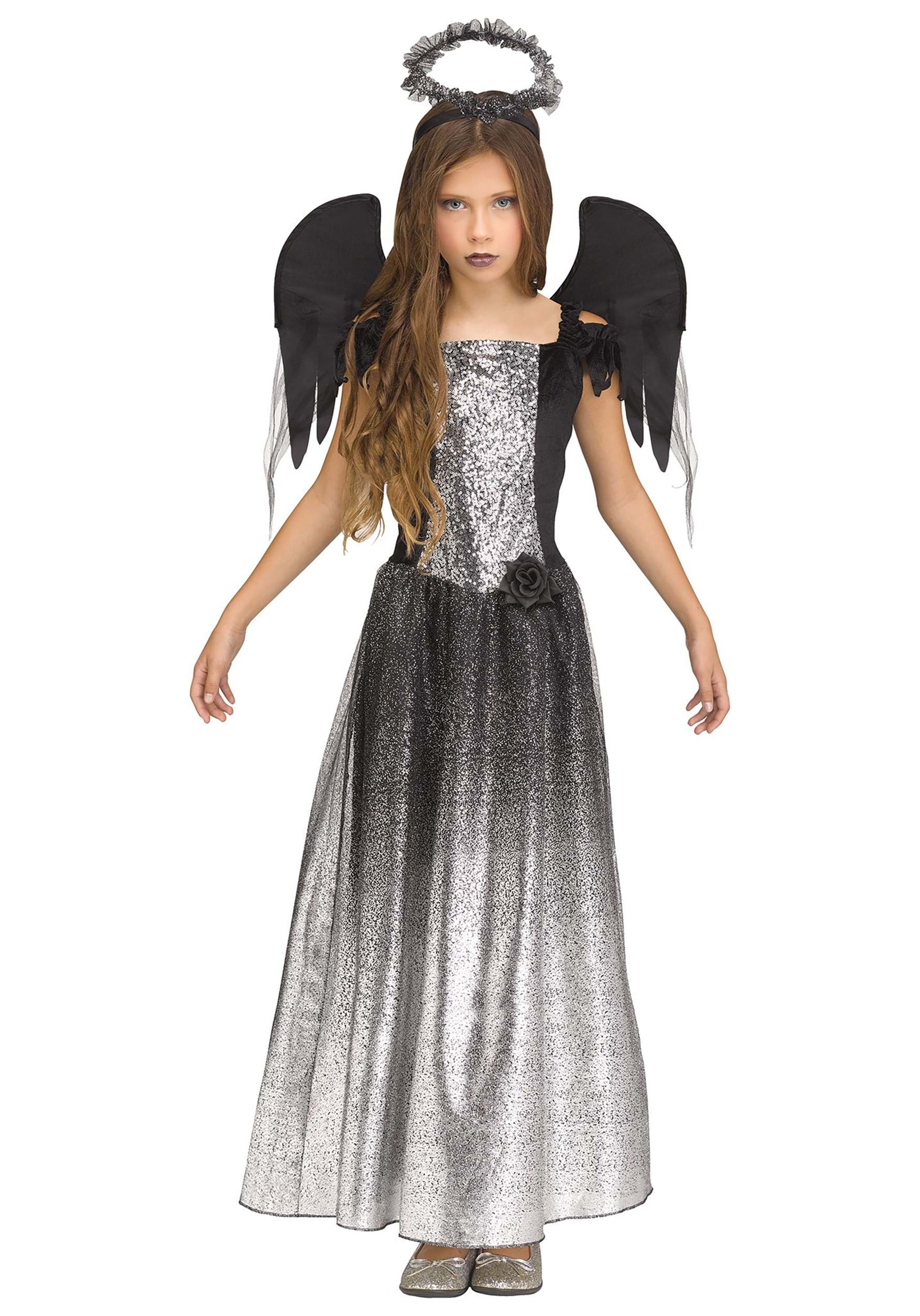 Onyx Angel Girls Costume