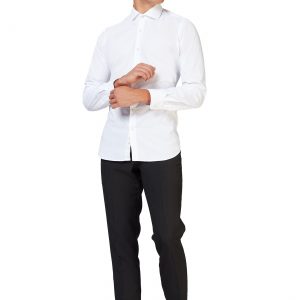 OppoSuits White Knight Shirt for Men