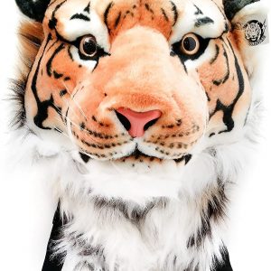 Orange Bengal Tiger Animal Head Backpack and Wall Mount
