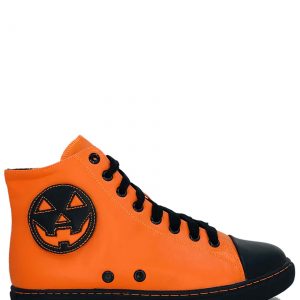 Orange Pumpkin Chelsea Jack High Top Sneaker