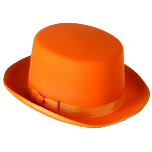Orange Tuxedo Top Hat