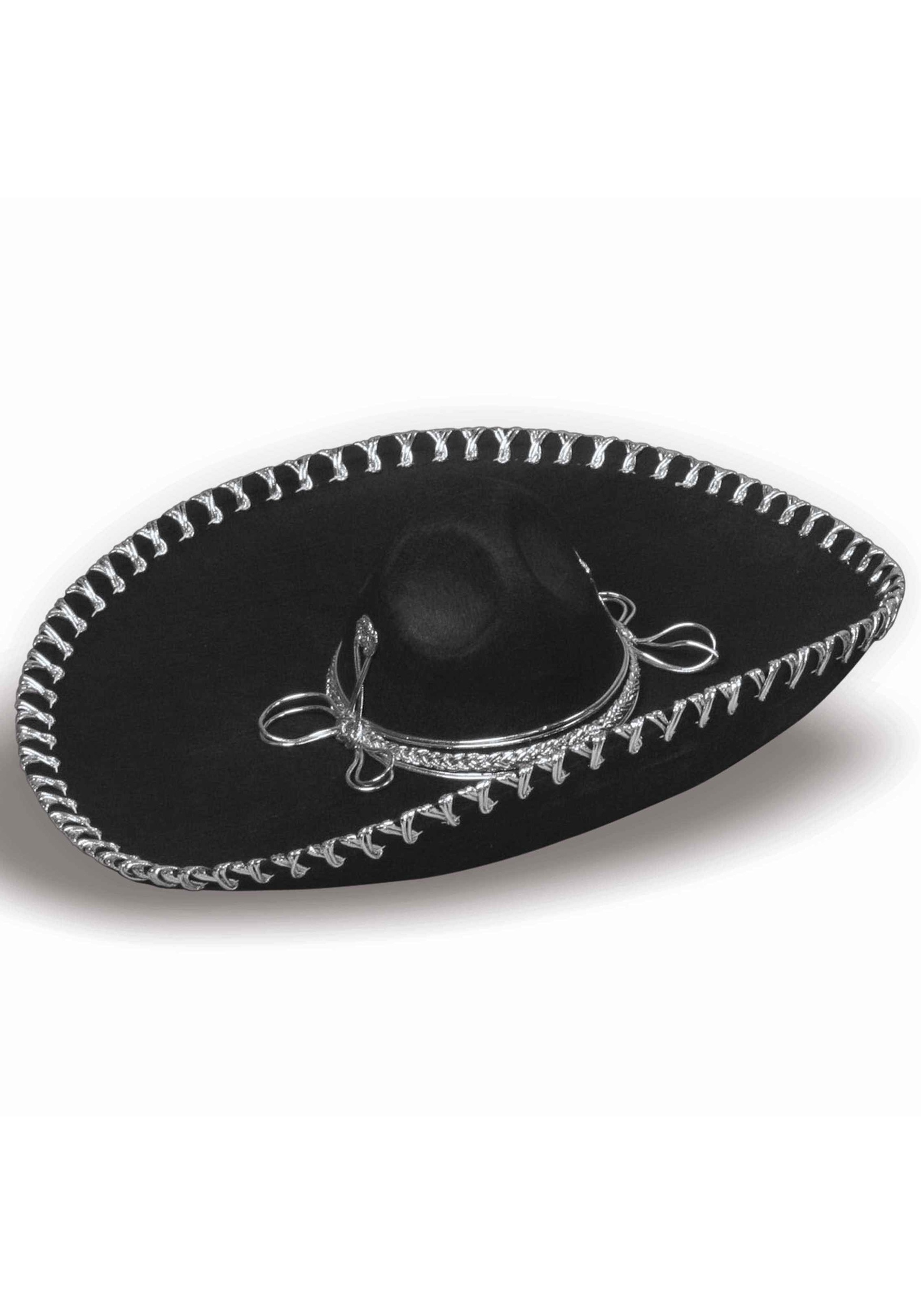 Oversized Black Sombrero