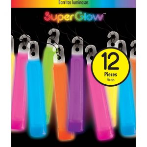 Pack of 12 Multi Color 4-Inch Glowsticks Prop