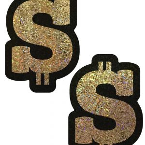 Pastease Gold Dollar Sign Glitter Pasties