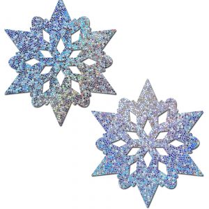 Pastease Silver Glitter Snowflake Pasties