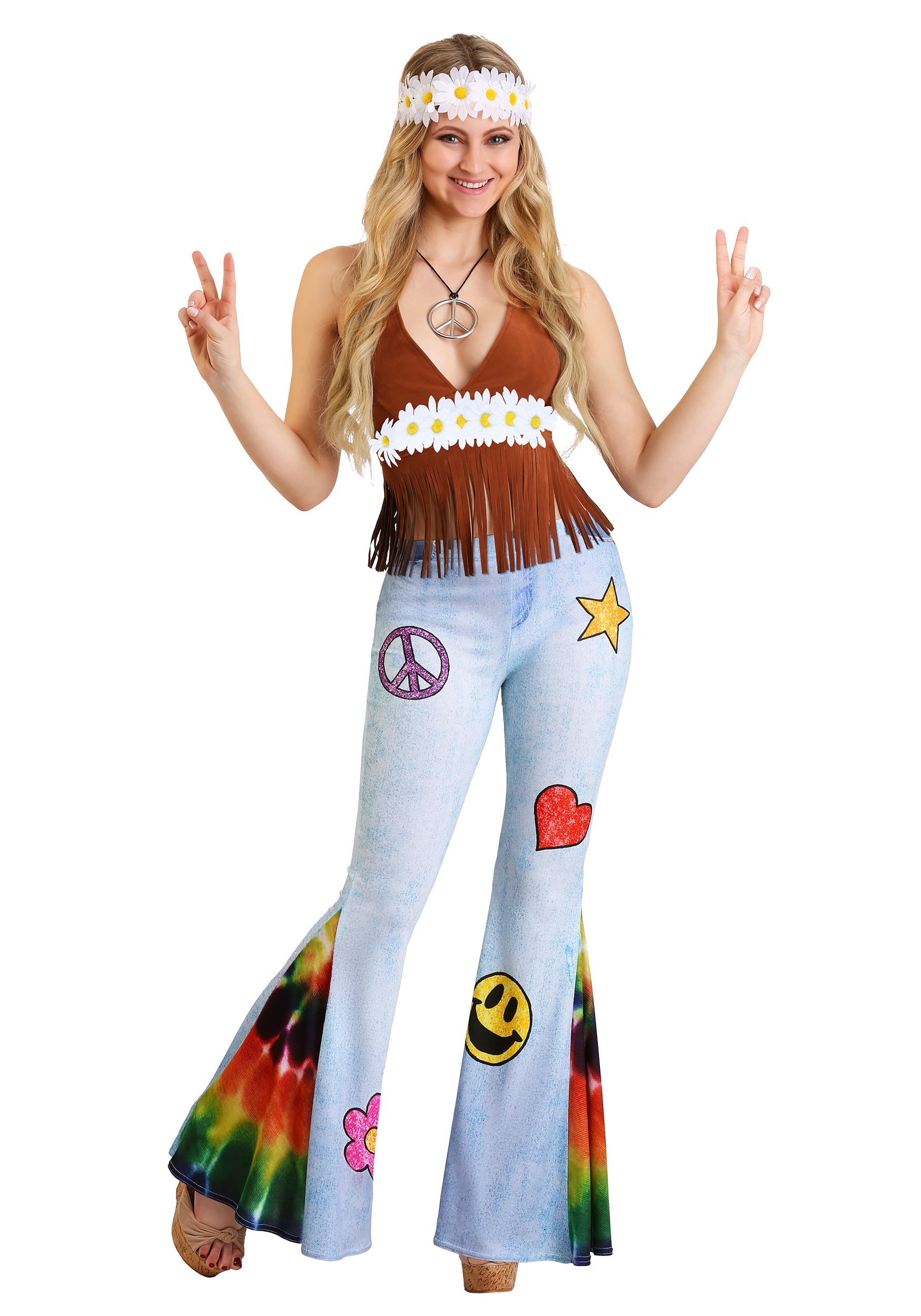 Patchwork Hippie Costume Women’s