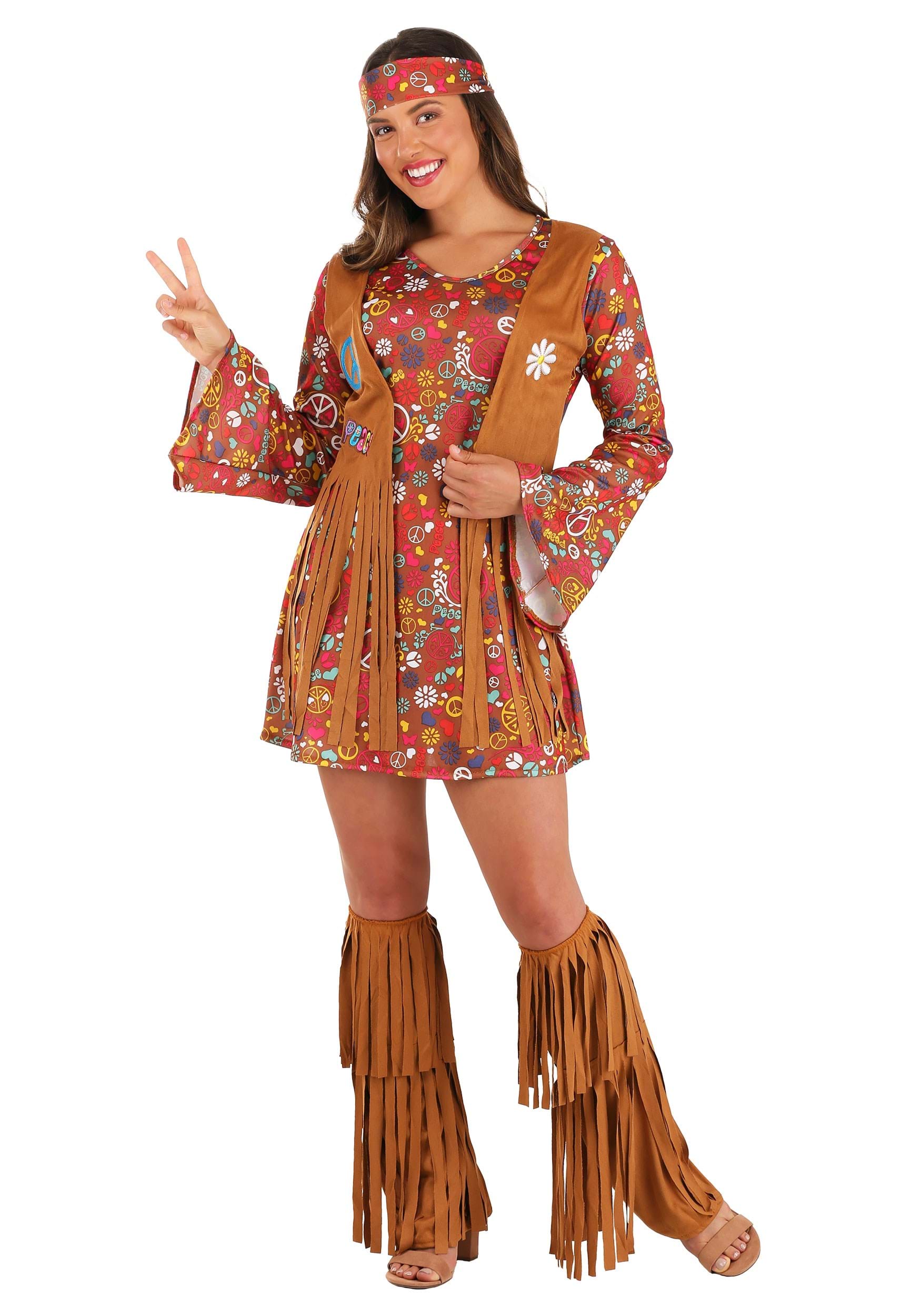 Peace & Love Hippie Women's Costume