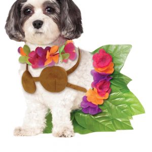 Pet Hula Girl Costume