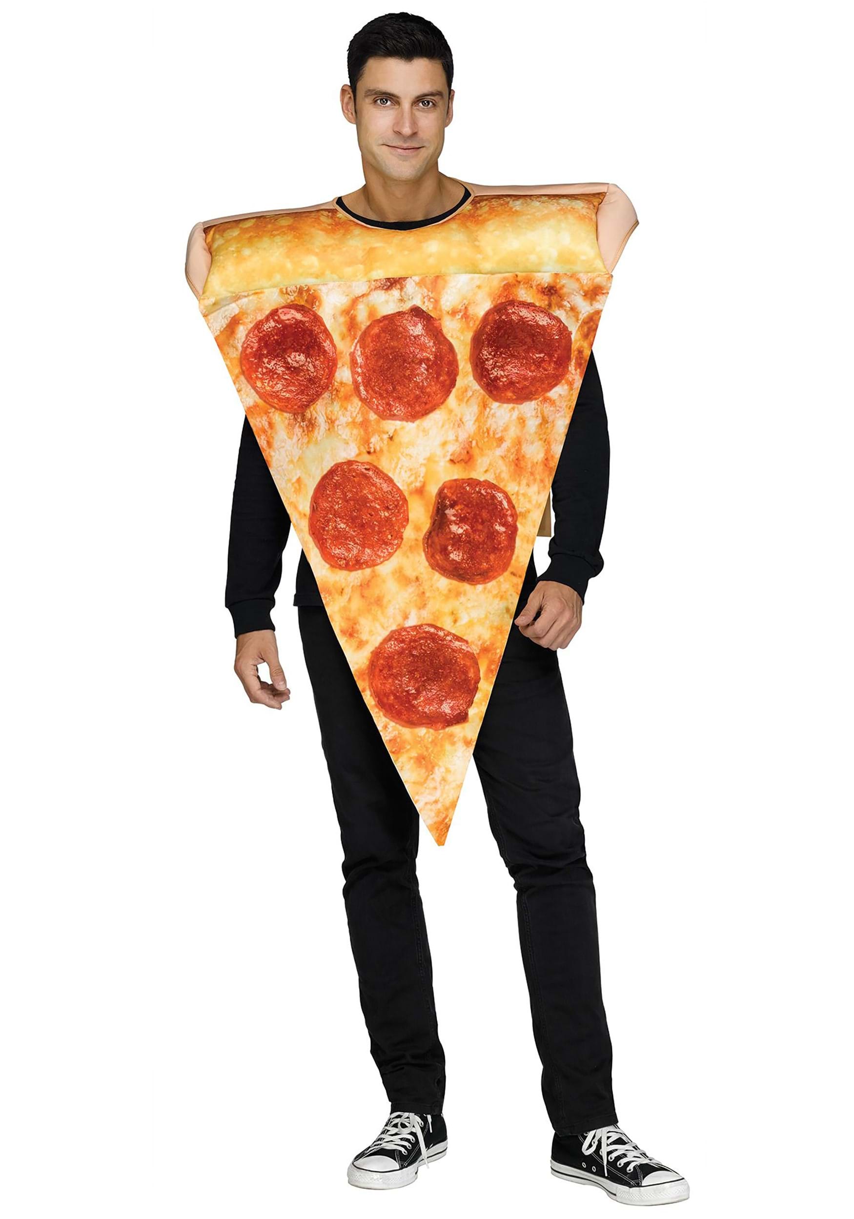 Photoreal Pizza Slice Costume for Adults