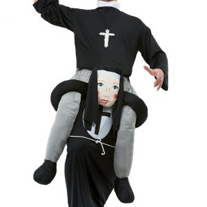Piggyback Nun Costume Adult