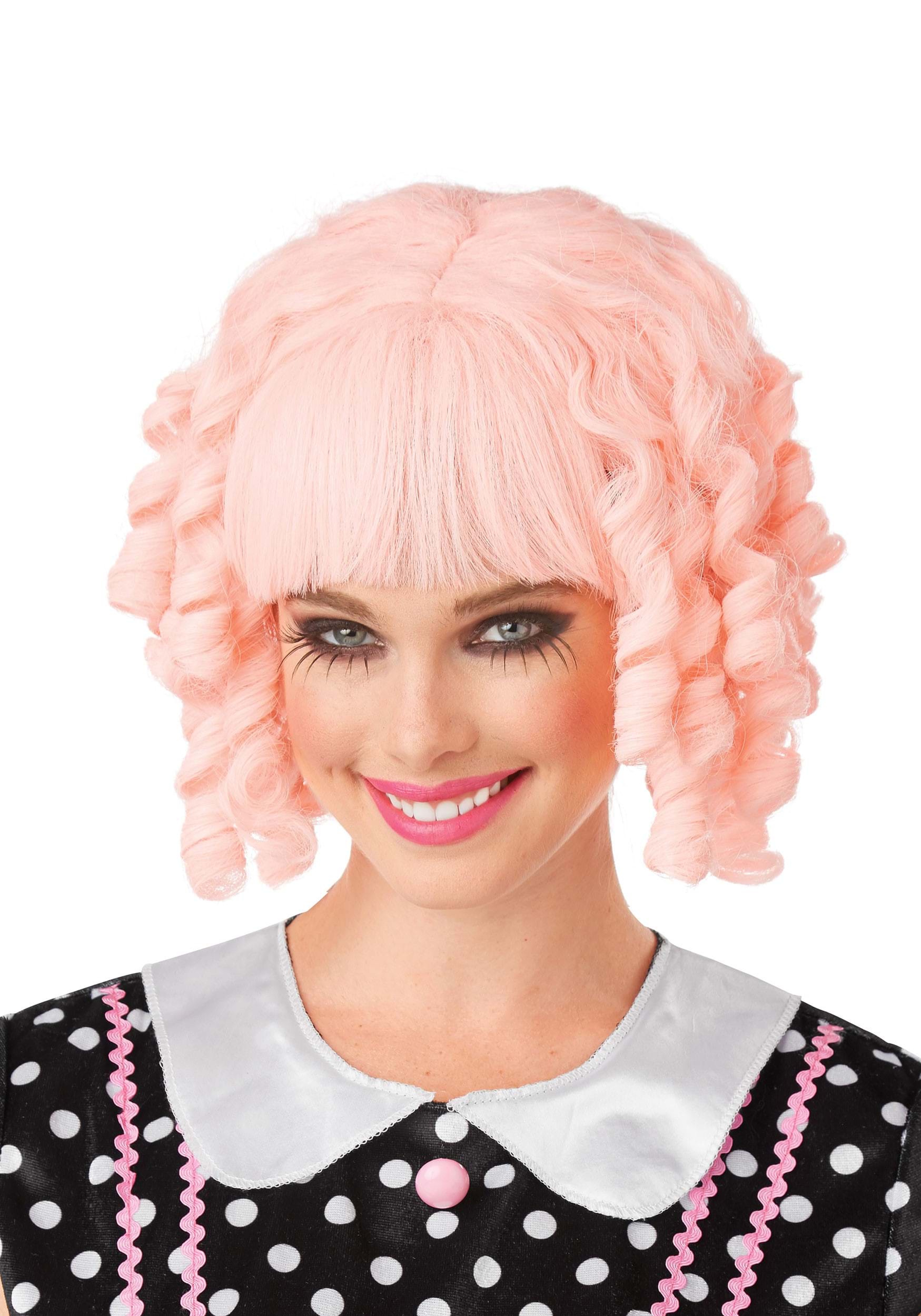 Pink Doll Wig