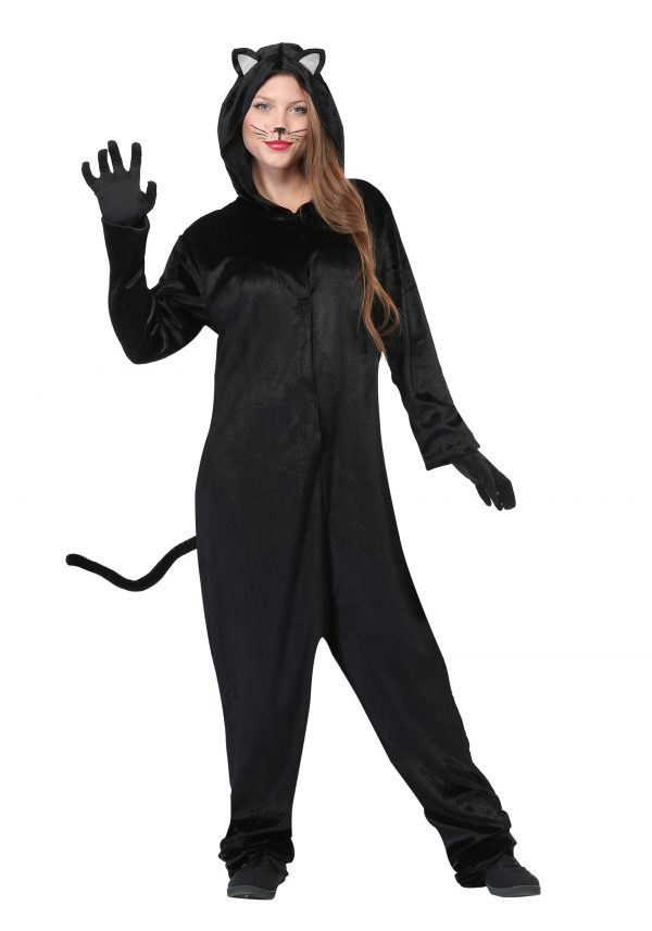 Plus Size Adult Black Cat Costume
