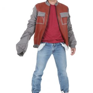 Plus Size Back to The Future II Marty McFly Jacket Costume