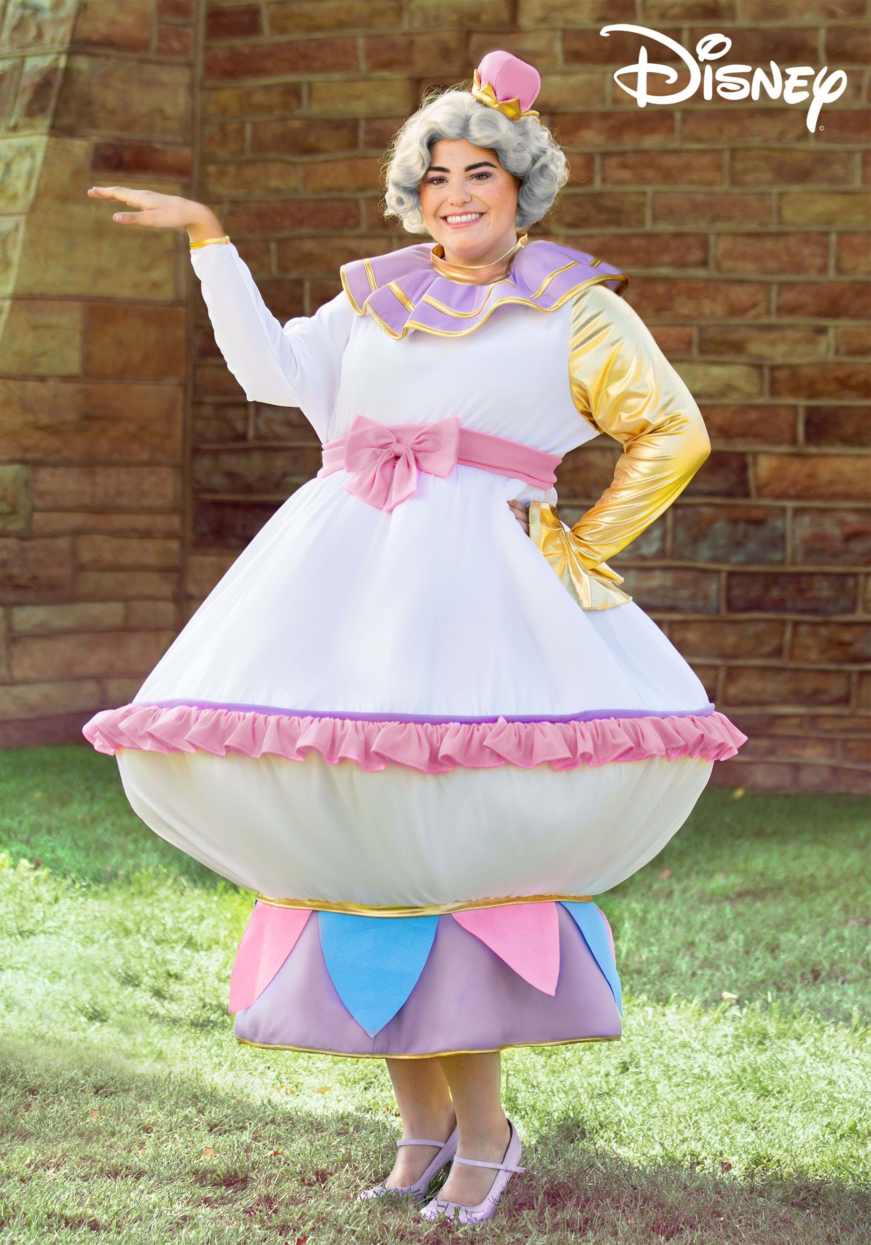 Plus Size Beauty and the Beast Mrs. Potts Costume