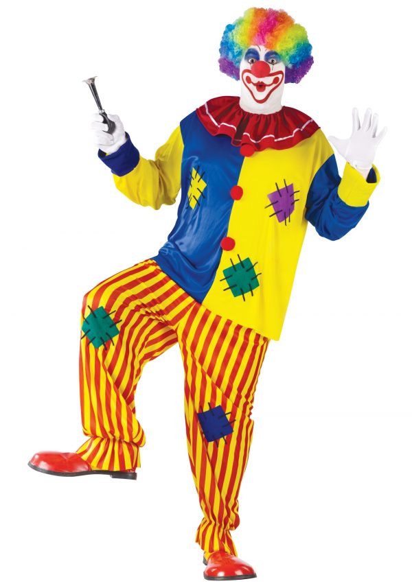 Plus Size Big Top Clown Costume for Adults