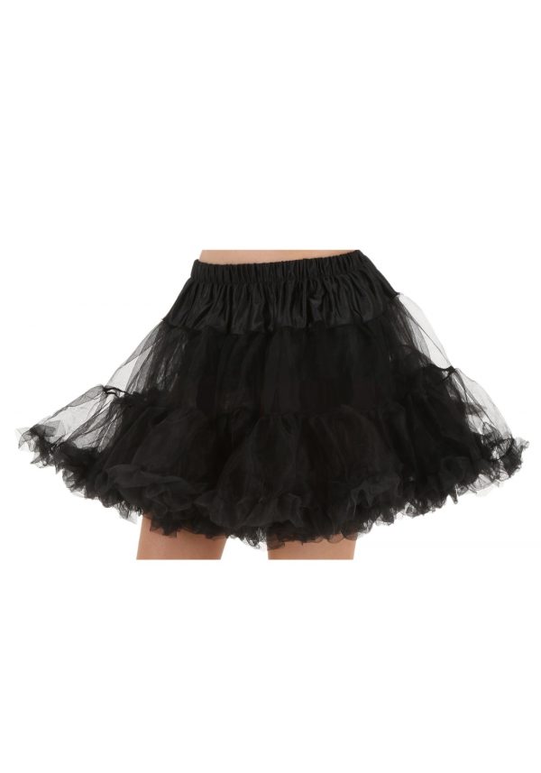 Plus Size Black Petticoat